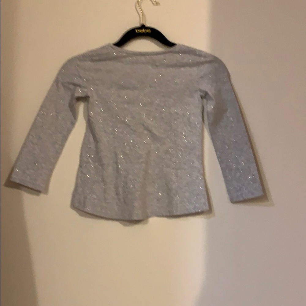 Grey blue and purple glittery comfy
frozen shirt - Picture 6 of 8